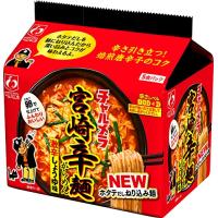 明星 チャルメラ 宮崎辛麺 5食パック 480g ×6個 | たまり堂