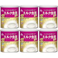 森永乳業 大人のための粉ミルク ミルク生活プラス 300g × 6缶 | たまり堂