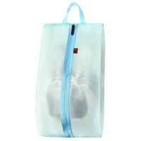 VILAU シューズバッグ シューズケース 半透明 靴入れ 軽量 防水 スポーツ アウトドア シューズバック 収納バッグ ブルー | たまり堂
