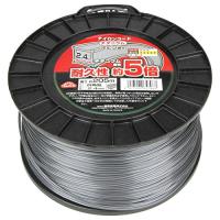 セフティー3 草刈・刈払機用 耐久性約5倍 チタニウムナイロンコード 205m 四角型 2.4mm径 | たまり堂
