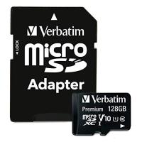 Verbatim バーベイタム 128GB UHS-I microSDXCカード フルHD 高速ビデオ SDアダプター付く(最大読出スピード:3 | たまり堂