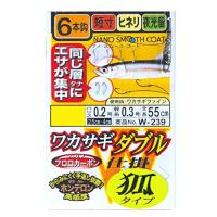 がまかつ(Gamakatsu) ワカサギダブル 6本仕掛 狐タイプ W239 1.5-0.2. | たまり堂