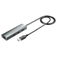 IODATA アルミ筐体 USBハブ ギガビットLANアダプター  Windows/mac/Chrome OS対応  LAN×1 USB 3.2 | たまり堂