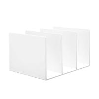 無印良品 スチロール仕切りスタンド・ホワイトグレー 3仕切・大・約270×210×160mm 02856410 | たまり堂