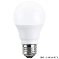 LED電球 口金E26 60W形相当 昼白色 配光角約260度タイプ LDA7N-G/60W/2 東芝ライテック | エアコン・家電通販のたまたま Yahoo!店