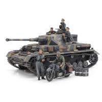 タミヤ (25209) 1/35 ドイツIV号戦車G型初期生産車・伝令バイクセット“ロシア戦線” | タミヤショップオンライン
