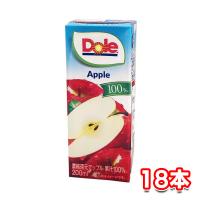 雪印メグミルク Dole アップル100％ジュース 200ml 18本セット ドール | Tamonストア