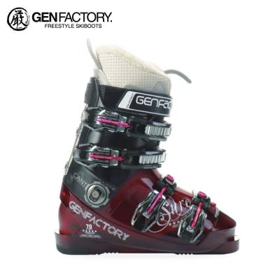 美品　ゲンファクトリー GEN FACTORY　スキーブーツ　25cm ピンク GEN FACTORY スキーブーツ（性別：レディース）｜スキー｜スポーツ