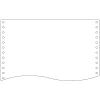 トッパンエッジ　ＮＩＰフォーム　１５×１１インチ　１Ｐ　白紙　縦ミシン無　１５１０Ｄ１　１箱（２０００枚） （お取寄せ品） | ぱーそなるたのめーる