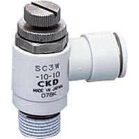 ＣＫＤ　ワンタッチスピードコントローラー　口径３／８　ＳＣ３Ｗ−１０−１０　１個　（メーカー直送品） | ぱーそなるたのめーる