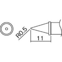 白光　鉛フリーはんだ対応交換コテ先　０．５ＷＢ型　Ｔ１２−ＷＢ２　１本 （メーカー直送） | ぱーそなるたのめーる