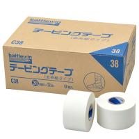 バトルウィン　テーピングテープ　Ｃタイプ（非伸縮）　３８ｍｍ×１２ｍ　Ｃ３８　１箱（１２巻）（お取寄せ品) | ぱーそなるたのめーる