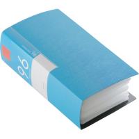 バッファロー　ＣＤ／ＤＶＤファイルケース　ブックタイプ　９６枚収納　ブルー　ＢＳＣＤ０１Ｆ９６ＢＬ | ぱーそなるたのめーる