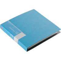 バッファロー　ＣＤ／ＤＶＤファイルケース　ブックタイプ　１２枚収納　ブルー　ＢＳＣＤ０１Ｆ１２ＢＬ | ぱーそなるたのめーる