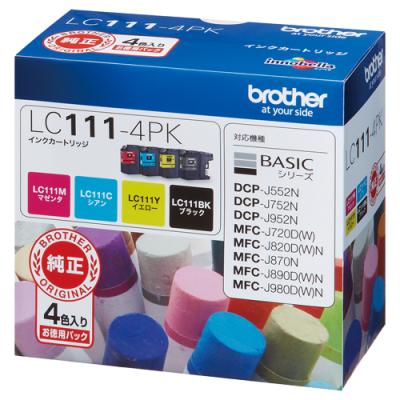 lc111-4pk 純正のおすすめ人気商品一覧 通販 - Yahoo!ショッピング