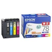 エプソン　インクカートリッジ　４色パック　ＩＣ４ＣＬ７８　１箱（４個：各色１個） | ぱーそなるたのめーる