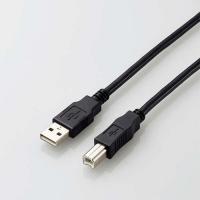 エレコム　ＵＳＢ２．０　Ａ−Ｂケーブル　５．０ｍ　ＲｏＨＳ指令準拠（１０物質）　Ｕ２Ｃ−ＡＢ５０ＢＫ／ＩＤ　１本　（お取寄せ品） | ぱーそなるたのめーる