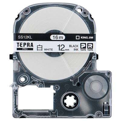 テプラP・Rタイプ在庫一覧　1/2【新品】4mm〜12mm テプラ TEPRA PRO【純正】テープ ロングタイプ 16m巻 幅12mm 白ラベル