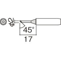 白光　こて先　２Ｃ型　面のみ　９００Ｍ−Ｔ−２ＣＦ　１本　（メーカー直送品） | ぱーそなるたのめーる