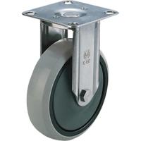ユーエイキャスター　ユーエイ　ステンレスキャスター固定車　２００径ナイロンホイルウレタン車輪　ＳＵＳ−ＧＵＫ−２００　１個（直送） | ぱーそなるたのめーる