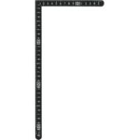 シンワ測定　シンワ　曲尺小型　サンデーカーペンター黒色３０ｃｍ×１５ｃｍ　表裏同目　１２４３５　１本 （メーカー直送） | ぱーそなるたのめーる