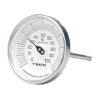 佐藤計量器製作所　佐藤　バイメタル温度計ＢＭ−Ｔ型　ＢＭ−Ｔ−９０Ｓ−１　１個 （メーカー直送） | ぱーそなるたのめーる