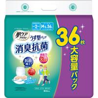日本製紙クレシア　肌ケア　アクティ　うす型パンツ　消臭抗菌プラス　Ｍ−Ｌ　１パック（３６枚） | ぱーそなるたのめーる
