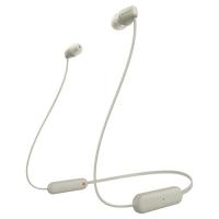 ソニー　防滴ワイヤレスステレオヘッドセット　ベージュ　ＷＩ−Ｃ１００／Ｃ　１個（お取寄せ品) | ぱーそなるたのめーる