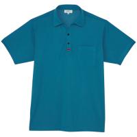 トンボ　ニットシャツ　モイステックスドットニット　インクブルー　Ｍサイズ　ＣＲ２１４−７６−Ｍ　１着　（お取寄せ品） | ぱーそなるたのめーる