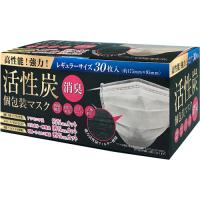 クー・メディカル・ジャパン　活性炭入り四層マスク　レギュラーサイズ　１セット（１５００枚：３０枚×５０箱） | ぱーそなるたのめーる