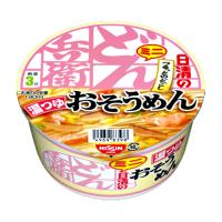 日清食品　日清のどん兵衛　温つゆおそうめんミニ　３５ｇ　１ケース（２４食）（お取寄せ品) | ぱーそなるたのめーる
