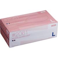 川西工業　ニトリル　使いきり手袋　粉なし　ピンク　Ｌ　＃２０６１　１セット（２５００枚：２５０枚×１０箱） | ぱーそなるたのめーる