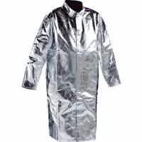 ユーテック　耐熱保護服　コート　Ｌサイズ　シルバー　ＨＳＭ１２０ＫＡ−１−５２　１着　（メーカー直送品） | ぱーそなるたのめーる