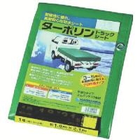 萩原工業　ターポリン　トラックシート　グリーン　２号　小型トラック　２．３×３．５ｍ　ＴＰ２　１枚　（メーカー直送品） | ぱーそなるたのめーる