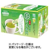 宇治の露製茶　伊右衛門　カフェインレスインスタント緑茶スティック　１箱（１２０本） | ぱーそなるたのめーる