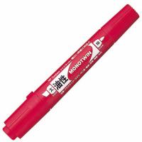 トンボ鉛筆　油性マーカー　モノツインＥ　太字＋細字　赤　ＯＤ−ＴＭＥ２５　１セット（１０本）　（お取寄せ品） | ぱーそなるたのめーる