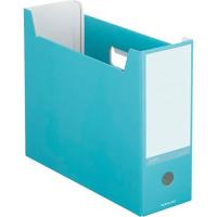 コクヨ　ファイルボックス（ＮＥＯＳ）　Ａ４ヨコ　背幅１０２ｍｍ　ターコイズブルー　Ａ４−ＮＥＬＦ−Ｂ　１セット（１０冊） | ぱーそなるたのめーる