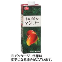 熊本県果実農業協同組合連合会　ジューシー　トロピカルマンゴー　１０００ｍＬ　紙パック（口栓付）　１ケース（６本） | ぱーそなるたのめーる