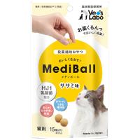 ジャパンペットコミュニケーションズ　ベッツラボ　メディボール　猫用　ササミ味　２０ｇ／パック　１セット（４５個：１５個×３パック）　（お取寄せ品） | ぱーそなるたのめーる