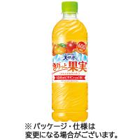 サントリー　天然水　きりっと果実　オレンジ＆マンゴー　６００ｍＬ　ペットボトル　１ケース（２４本） | ぱーそなるたのめーる