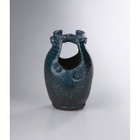 sha-231 信楽焼 紺窯肌手桶花瓶 (sha231) | タンタンショップ