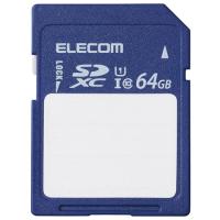 エレコム MF-FS064GU11C SDカード SDXC 64GB Class10 UHS-I U1 80MB/s ラベル SDカードケース付き (MFFS064GU11C) | タンタンショップ
