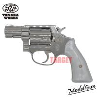 ☆ タナカワークス 発火モデルガン S&amp;W M36 チーフスペシャル 2インチ スクエアバット トラビスモデル ニッケルフィニッシュ バージョン2 | TARGET ミリタリーショップ ターゲット