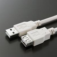 USBケーブル 延長ケーブル Aオス-Aメス 1M USB2.0対応 ハイスピード ライトグレー CBUSB-AF-1MT TARO'S | タローズダイレクト Yahoo!店