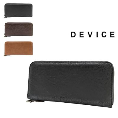 PORTER ブラック 合成皮革 長財布 PORTER - ポーター 長財布 ブラック ラウンド カレント レザー