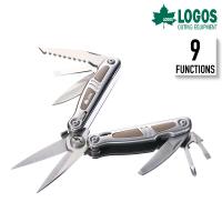 LOGOS/ロゴス PROマルチツール9 9種類のマルチ機能ツール ハサミ 栓抜き プラスマイナスドライバー ナイフ | たすくらし