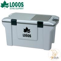 LOGOS/ロゴス アクションクーラー50 グレー クーラーボックス 底部分に水抜き栓があり排水便利 蓋も外せて簡単に洗える(送料無料) | たすくらし