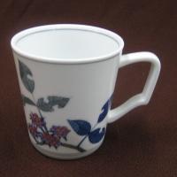 染錦 茶花絵 コーヒーカップ（１個） :2008-1101-3:舘源・舘林喜助工房 
