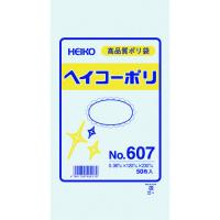 ＨＥＩＫＯ　ポリ規格袋　ヘイコーポリ　Ｎｏ．６０７　紐なし　５０枚入り (006619700) (149-1188) | タツマックスメガヤフー店