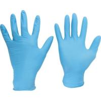 ミドリ安全　ニトリル使い捨て手袋　粉なし　　青　ＳＳ　（１００枚入）　VERTE-750K-SS　（447-8568） | タツマックスメガヤフー店